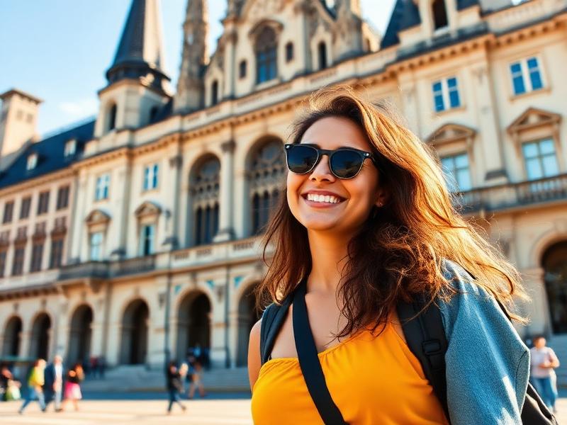 Pessoa viajando e se comunicando em inglês com segurança